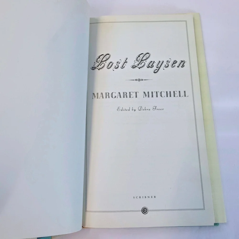 Scribner Lost Laysen Hardcover Book First Edition Margaret Mitchell